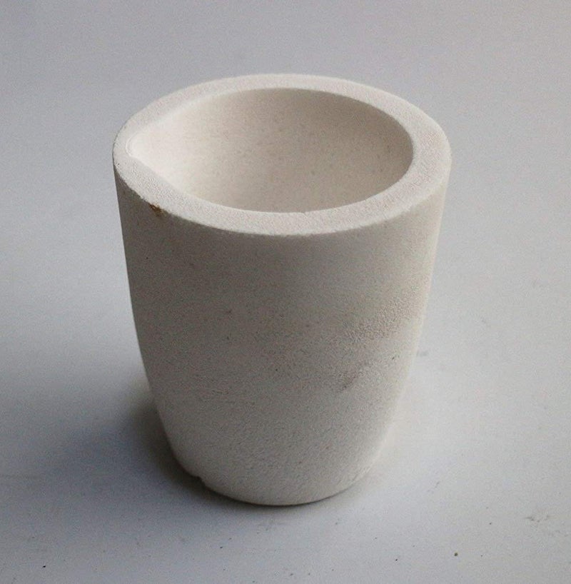 OTOOLWORLD Ceramic Melting Crucible Cup Furnace Melting Casting Refining Gold Silver Copper Casting Cup 750g - Image 2